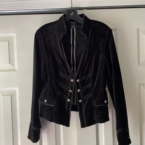 Black military jacket